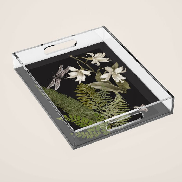 Night Garden 2 Acrylic Tray Gallery Image 1