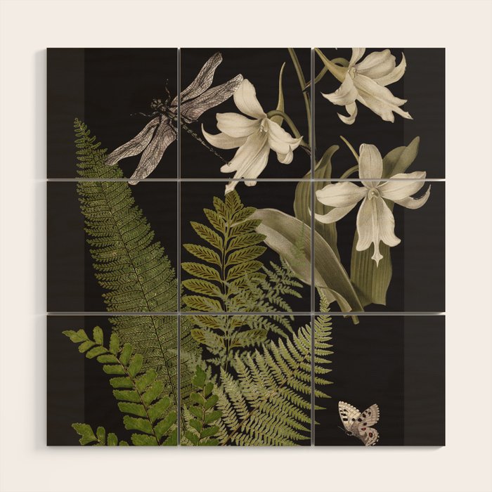 Night Garden 2 Wood Wall Art Gallery Image 1