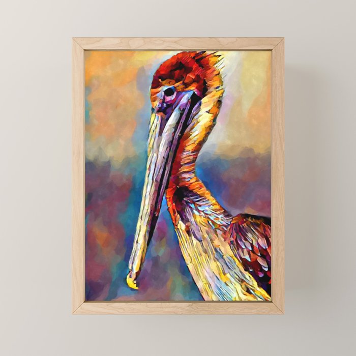 Pelican 3 Mini Art Print Gallery Image 1