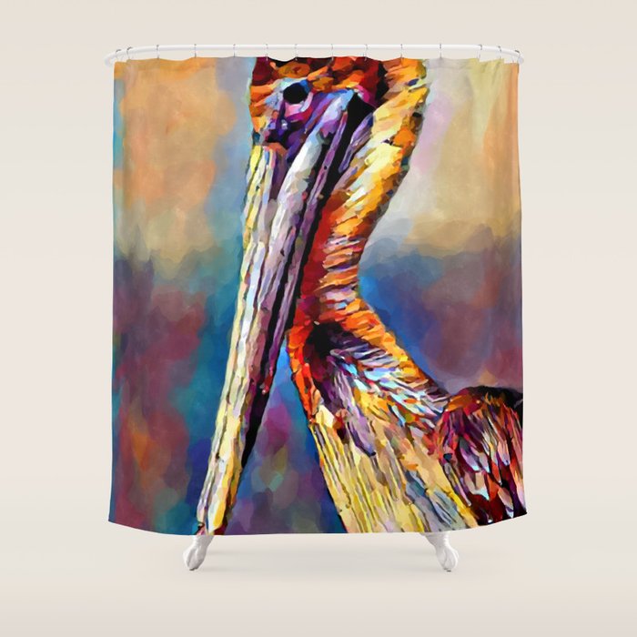 Pelican 3 Shower Curtain Gallery Image 1