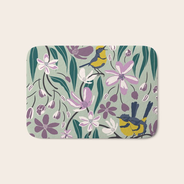 Spring Melody- Wrens Bath Mat Gallery Image 1