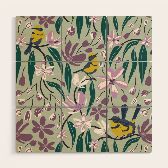 Spring Melody- Wrens Wood Wall Art Gallery Image 1