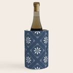Scandinavian Classic Blue Squares Wine Chiller Gallery Image 3