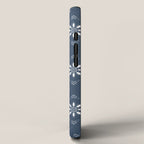 Scandinavian Classic Blue Squares iPhone Case Gallery Image 2