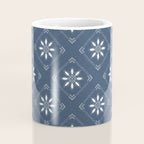Scandinavian Classic Blue Squares Coffee Mug Gallery Image 4
