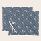 Scandinavian Classic Blue Squares Placemat Gallery Image 1
