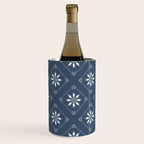 Scandinavian Classic Blue Squares Wine Chiller Gallery Image 2