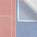 Playing Tennis | Pastel Colors Tennis Court  Wall Tapestry Gallery Image 3