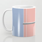 Playing Tennis | Pastel Colors Tennis Court  Coffee Mug Gallery Image 3