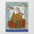 A Rainy Day in the Mountains Poster Gallery Image 4
