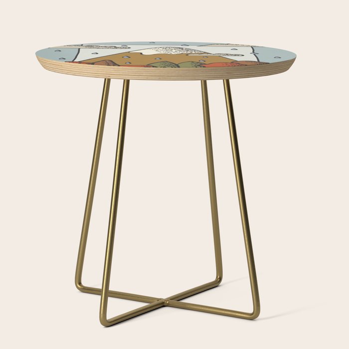 A Rainy Day in the Mountains Side Table Gallery Image 1