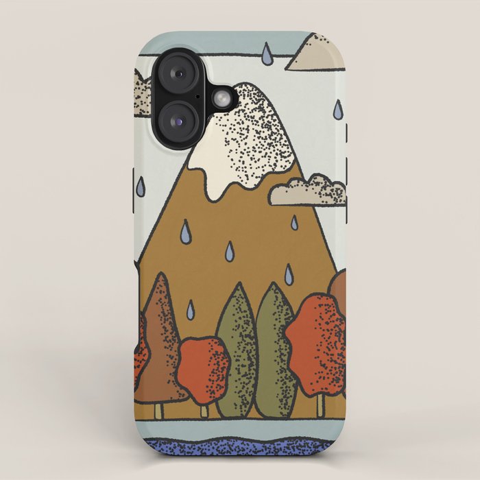 A Rainy Day in the Mountains iPhone Case Gallery Image 1