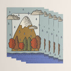 A Rainy Day in the Mountains Wrapping Paper Gallery Image 3