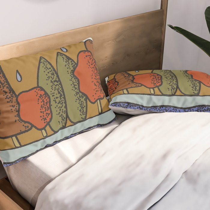 A Rainy Day in the Mountains Pillow Sham Gallery Image 2