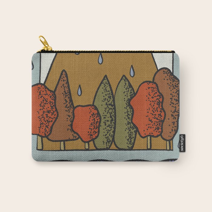 A Rainy Day in the Mountains Carry All Pouch Gallery Image 1