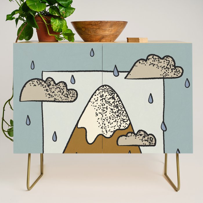 A Rainy Day in the Mountains Credenza Gallery Image 1
