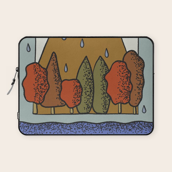 A Rainy Day in the Mountains Laptop Sleeve Gallery Image 1