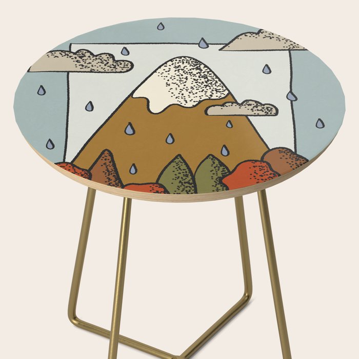 A Rainy Day in the Mountains Side Table Gallery Image 2