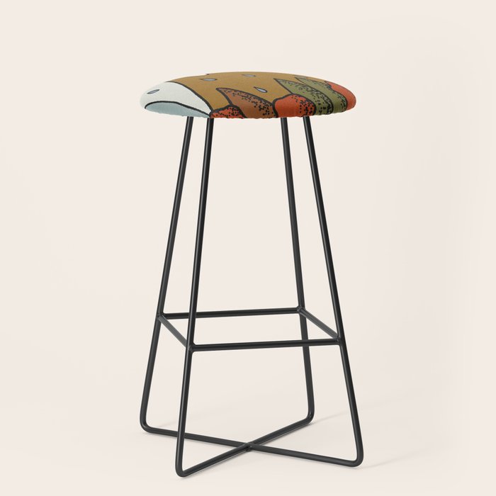 A Rainy Day in the Mountains Stool Gallery Image 1
