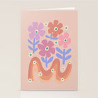 70s Retro Floral vibe Stationery Card Gallery Image 2