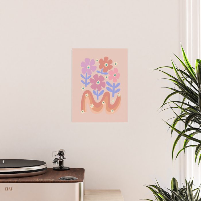 70s Retro Floral vibe Poster Gallery Image 2