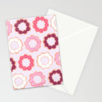 Mochi Donuts Pattern Stationery Card Gallery Image 2