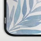 Muted Blue Palm Leaves Laptop Sleeve Gallery Image 3