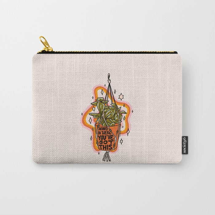 Hang In There Carry All Pouch Gallery Image 1