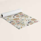 Boho Floral Galaxy Garden Yoga Mat Gallery Image 2