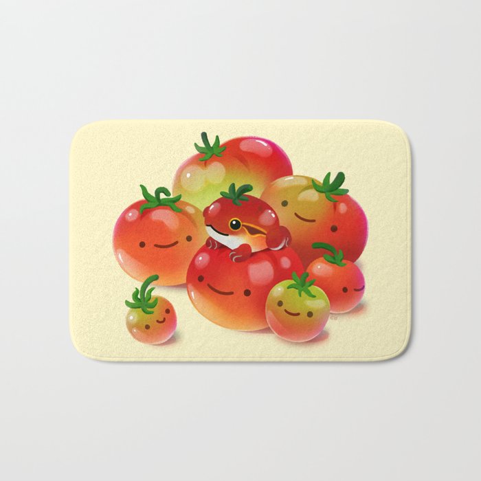 Tomato frog Bath Mat Gallery Image 1