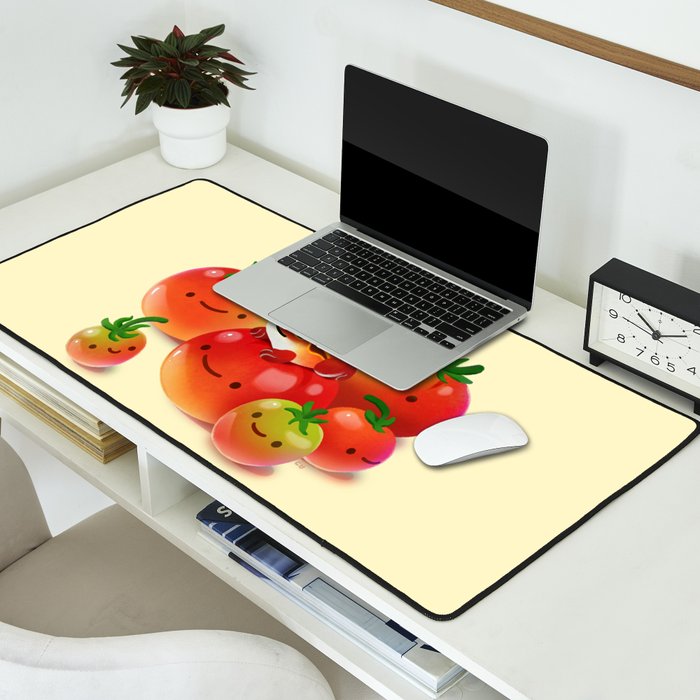 Tomato frog Desk Mat Gallery Image 2