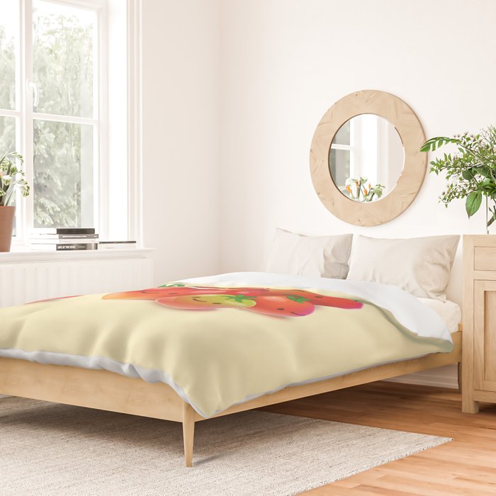 Tomato frog Duvet Cover Gallery Image 2