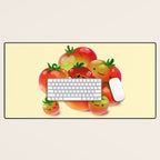 Tomato frog Desk Mat Gallery Image 1