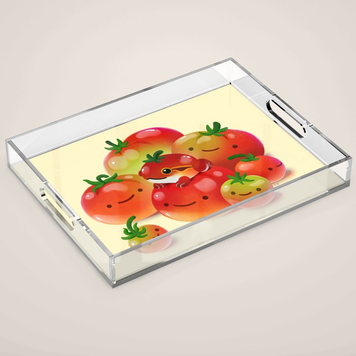 Tomato frog Acrylic Tray Gallery Image 1