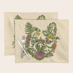 Botanical French Bulldog Placemat Gallery Image 1