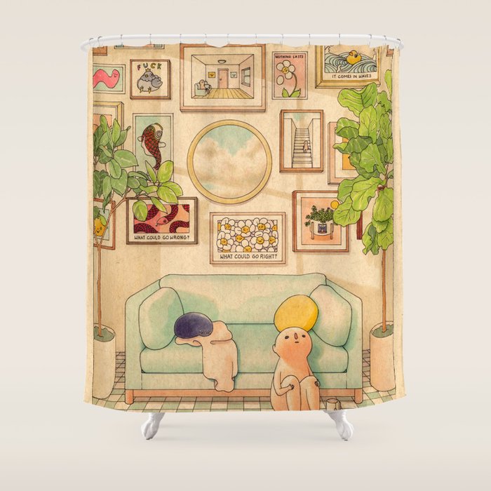 Gallery Wall Shower Curtain Gallery Image 1