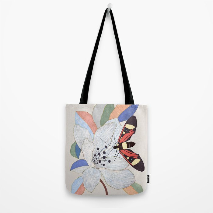 Magnolia flower and insect Tote Bag Gallery Image 2