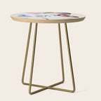 Magnolia flower and insect Side Table Gallery Image 1