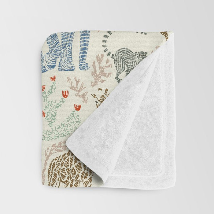 Wildlife Safari Throw Blanket Gallery Image 3