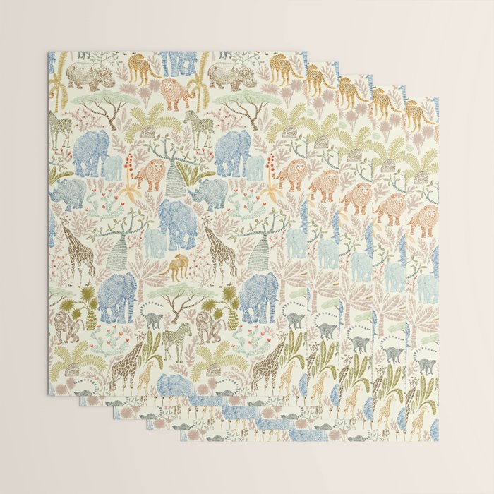 Wildlife Safari Wrapping Paper Gallery Image 3