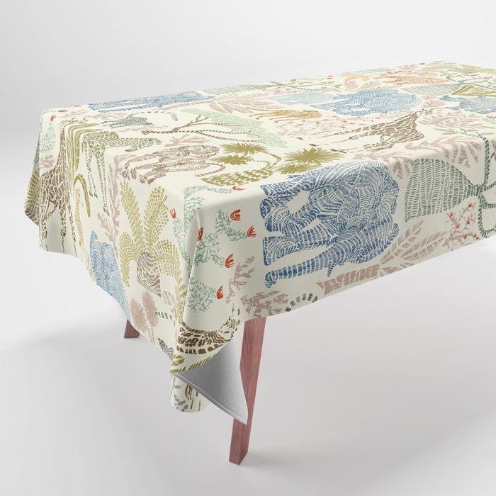 Wildlife Safari Tablecloth Gallery Image 1
