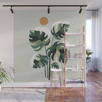 Cat and Plant 11 Wall Mural Gallery Image 1
