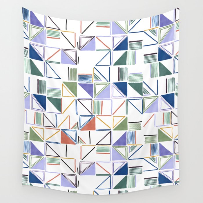 Abstract forms of lines 77G Wall Tapestry Gallery Image 4