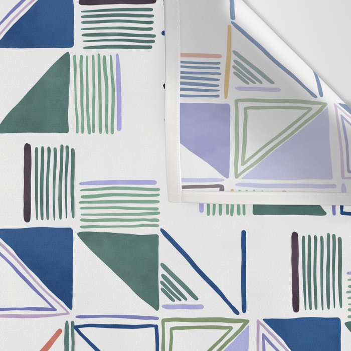 Abstract forms of lines 77G Wall Tapestry Gallery Image 3