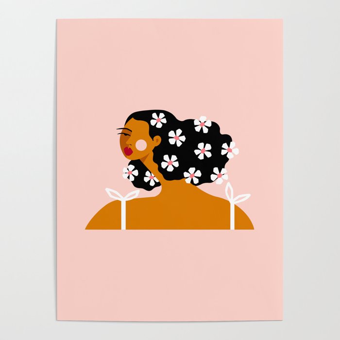 Flowers In Hair Poster Gallery Image 4