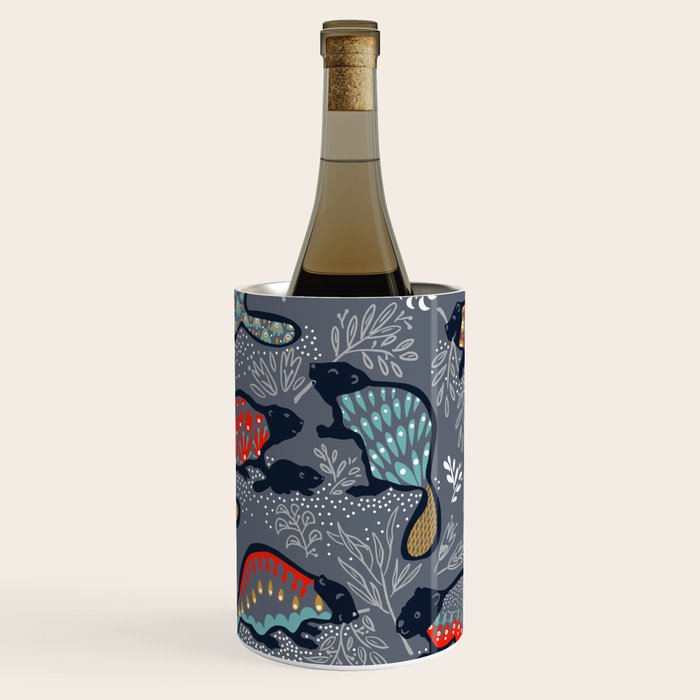 Beaver is back at dawn - Comeback Species Wine Chiller Gallery Image 1