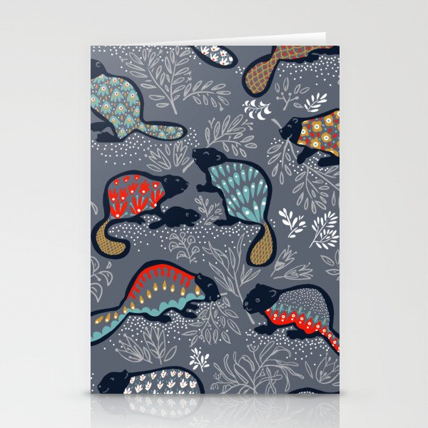 Beaver is back at dawn - Comeback Species Stationery Card Gallery Image 1