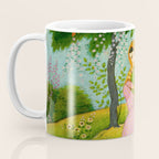Love-Torn Heroine Indian Miniature Painting  Coffee Mug Gallery Image 3