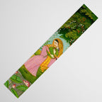 Love-Torn Heroine Indian Miniature Painting  Table Runner Gallery Image 3