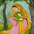 Love-Torn Heroine Indian Miniature Painting  Coffee Mug Gallery Image 2